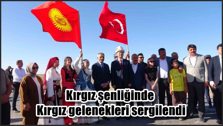 Kırgız şenliğinde Kırgız gelenekleri sergilendi