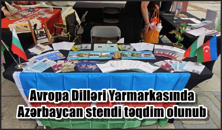 Avropa Dilləri Yarmarkasında Azərbaycan stendi təqdim olunub