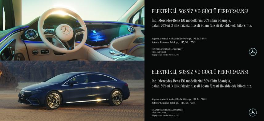 Mercedes-Benz EQS - səssiz və güclü performans