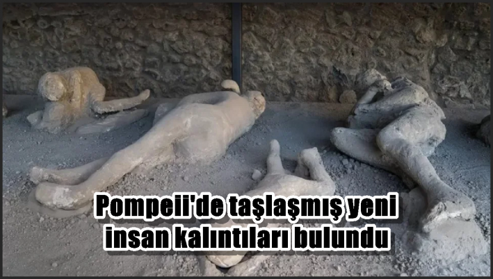 Pompeii’de taşlaşmış yeni insan kalıntıları bulundu