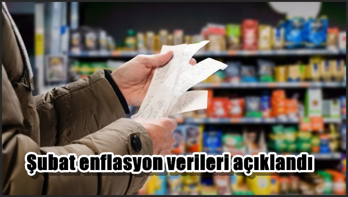 Şubat enflasyon verileri açıklandı