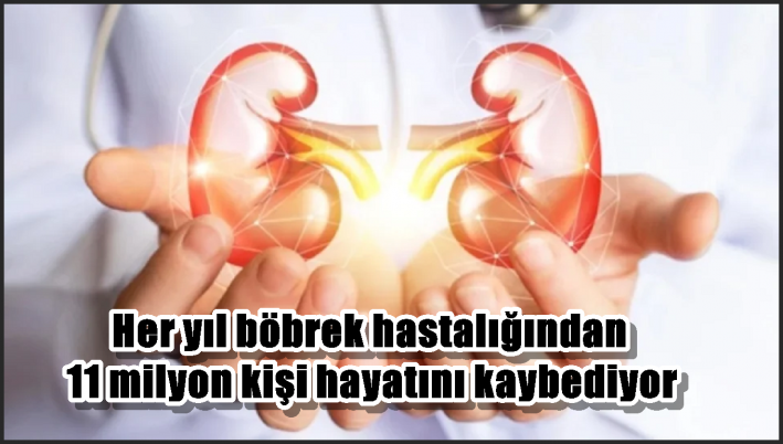 Her yıl böbrek hastalığından 11 milyon kişi hayatını kaybediyor