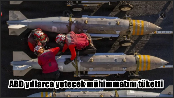 ABD yıllarca yetecek mühimmatını tüketti