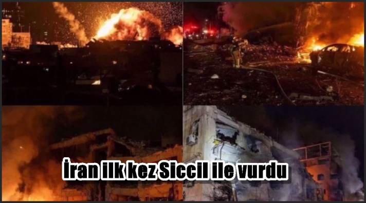 İran ilk kez Siccil ile vurdu