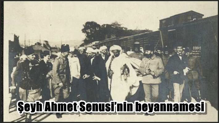 Şeyh Ahmet Senusi’nin beyannamesi
