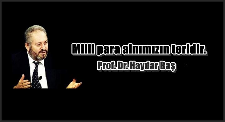 Milli para alnımızın teridir