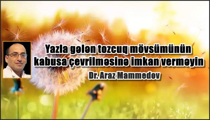 Yazla gələn tozcuq mövsümünün kabusa çevrilməsinə imkan verməyin.