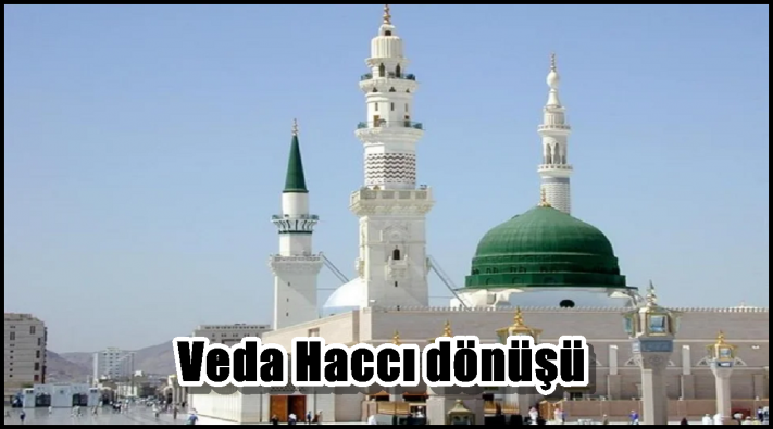Veda Haccı dönüşü