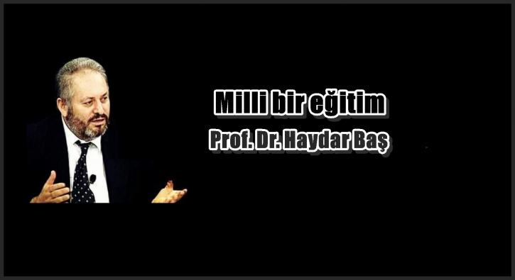 Milli bir eğitim