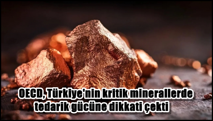 OECD, Türkiye’nin kritik minerallerde tedarik gücüne dikkati çekti