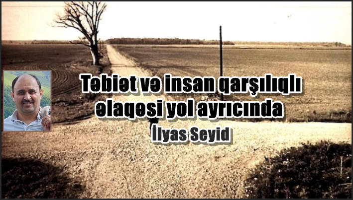Təbiət və insan qarşılıqlı əlaqəsi yol ayrıcında