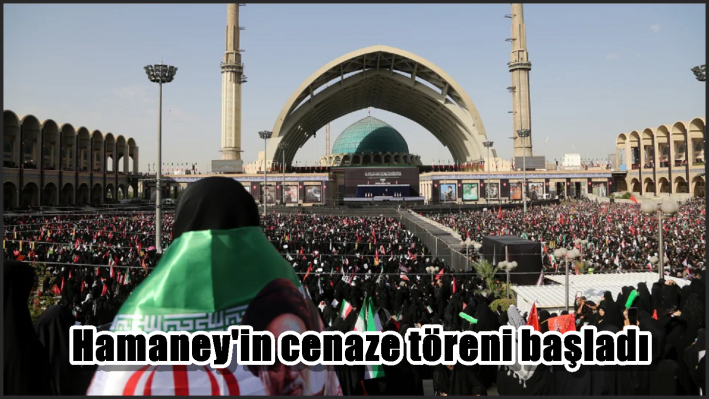 Hamaney’in cenaze töreni başladı.....