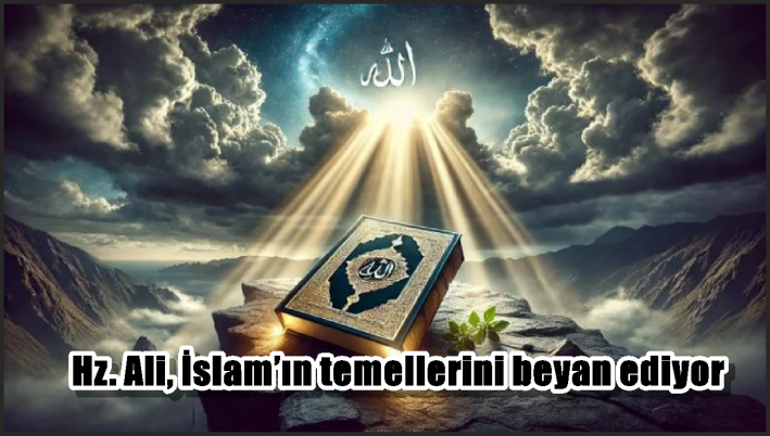 Hz. Ali, İslam’ın temellerini beyan ediyor