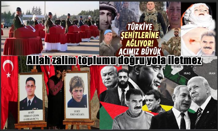 Allah zalim toplumu doğru yola iletmez.....